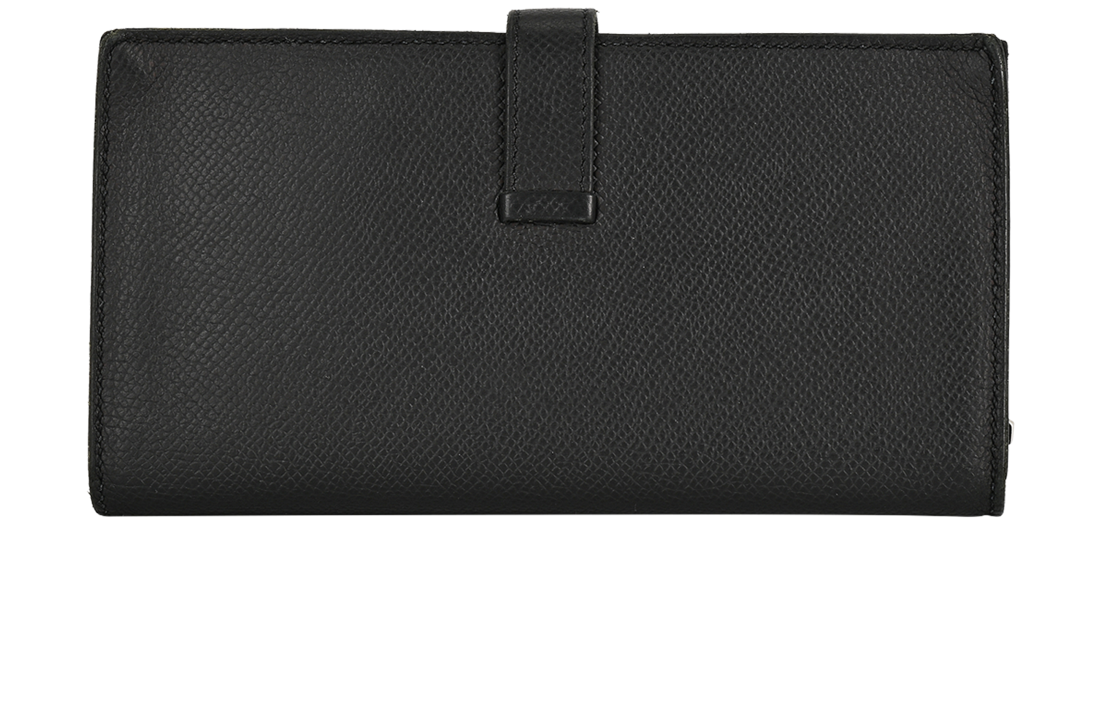 Hermes Bearn Long Wallet, &pound;950, Accessories, Black, Leather, Back view